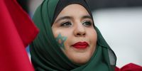 A supporter of Morocco before the FIFA World Cup 2018 group B preliminary round soccer match between Spain and Morocco in Kaliningrad, Russia, 25 June 2018. EPA-EFE/MARTIN DIVISEK 