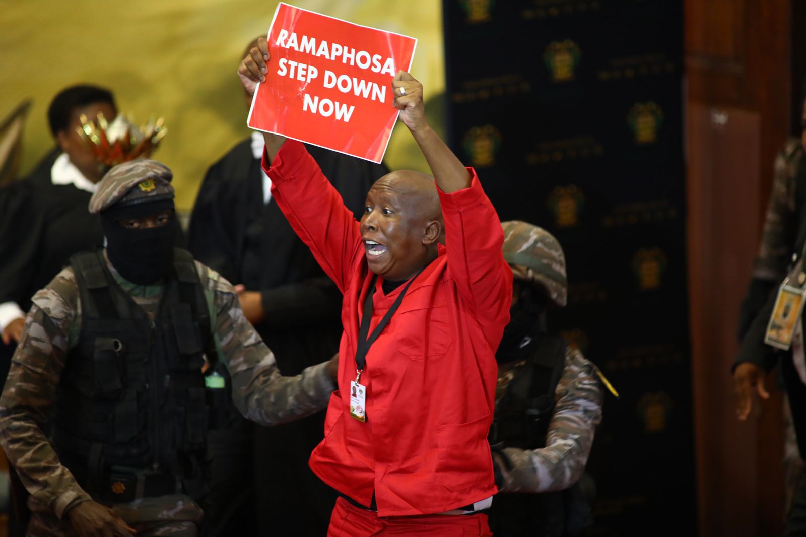 The first 45 minutes — High drama as EFF members booted out after ...