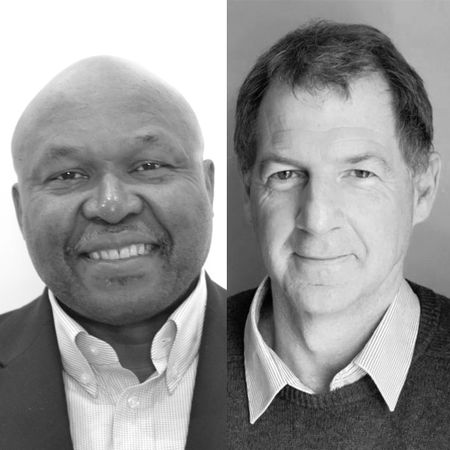 David Harrison and Murphy Morobe