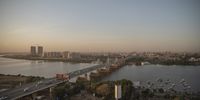 Traffic crosses the El Mek Nimr Bridge over the Blue Nile on January 28, 2021 in Khartoum, Sudan. (Photo by Abdulmonam Eassa/Getty Images)