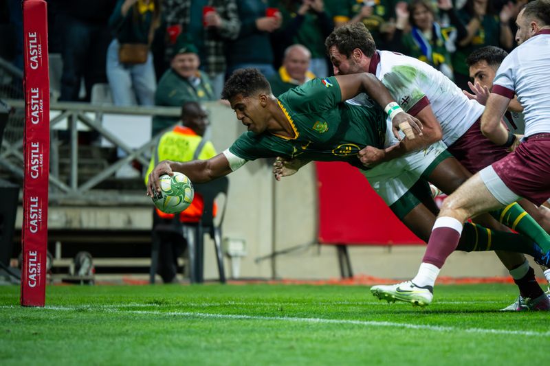 Inaccurate Springboks score nine tries as they put Georgia away at Mbombela