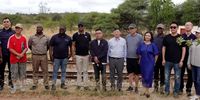 Officials from LEDET and MMSEZ host members of the SA Energy Metallurgical Base and Kinetic at a site visit (Source: MMSEZ)