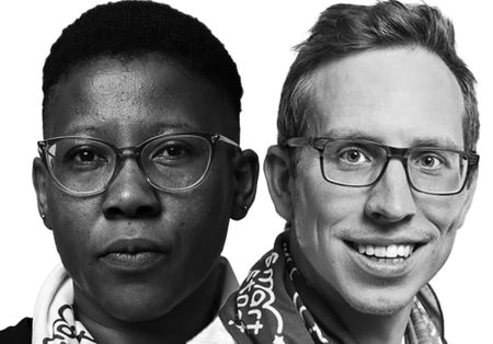 Hopolang Selebalo and Jon Fish Hodgson 