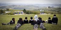 Learners at Vulingcobo Junior Secondary School sit near old pit latrine toilet at a Sibanye Stillwater mine in Xhora, near Elliotdale, in the Eastern Cape. (Photo: Felix Dlanglamandla)