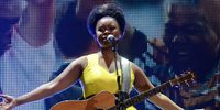 Zahara during PSL Awards on May 18, 2014 in Johannesburg, South Africa. (Photo by Gallo Images/Oupa Bopape)