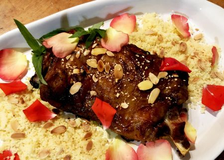 What’s cooking today: Lamb shoulder with cumin and rose