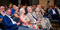 Diamond dealer and Zuma benefactor Louis Liebenberg (centre) in the audience during former president Jacob Zuma’s address at The Maslow Times Square in Pretoria on 16 March 2024. (Photo: Emacous Simphiwe Moyo)
