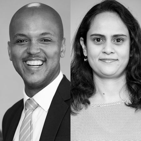 Thando Vilakazi and Sumayya Goga