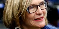 Helen Zille at the DA Federal Conference on 1 April 2023. (Photo: Felix Dlangamandla)