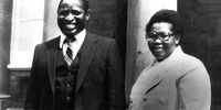 SOUTH AFRICA - February 1981: The last photo taken of Griffiths and Victoria Mxenge. (Photo by Gallo Images/Sunday Times Archive)