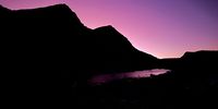 After sunset. Fools Gold pool, Fish River Canyon. Photographer: Bob Baigrie