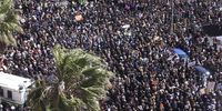 People gather during the gender-based violence demonstration outside Parliament, following the rape and murder of UCT student Uyinene Mrwetyana on September 05, 2019 in Cape Town, South Africa. South African President Cyril Ramaphosa skipped the World Economic Forum to address thousands of Capetonians mostly all dressed in black, where he said laws were to be changed with regards to violence and rape against women. (Photo by Gallo Images/Brenton Geach)