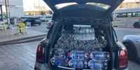 People and businesses have donated everything from water to pizzas and gloves. (Photo: Supplied)