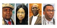 From left: Former health MEC Brian Hlongwa, whom the Special Investigating Unit started investigating in 2010. | MEC Qedani Mahlangu, who resigned in 2017 in the wake of the Life Esidimeni scandal | Former deputy chief justice Dikgang Moseneke, who led the arbitration hearings into the Life Esidimeni scandal in 2018. | Former health MEC Dr Bandile Masuku, who was fired in October 2020 because of irregularities related to Covid-19 tenders. (Photos: Facebook; Gallo Images / Beeld / Simone Kley; Gallo Images / Oupa Bopape; Gallo Images)
