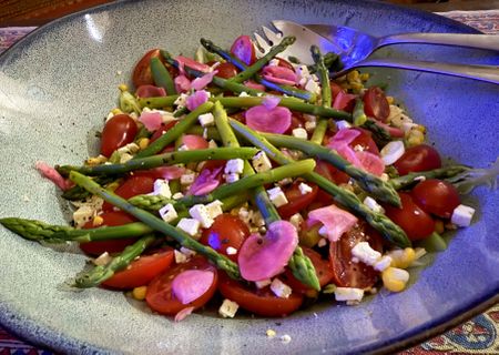 Choose bright and crisp vegetables for a cheerful braai salad