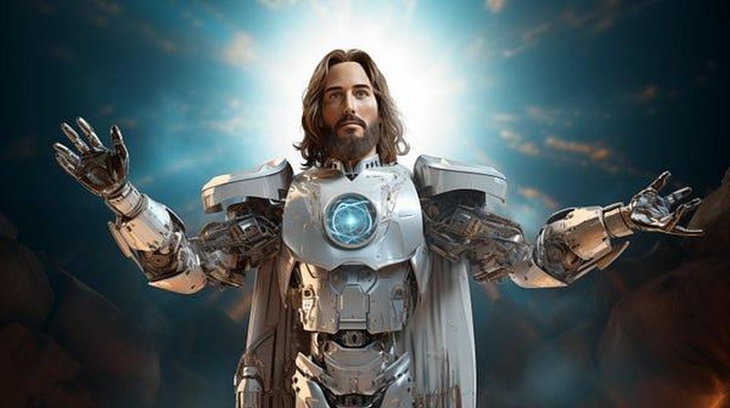 There bot for the grace of god: AI Jesus and religion of the algorithm
