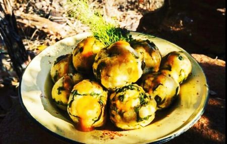 Chef Cola’s signature vegan sadza nuggets