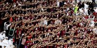 epaselect epa10316421 Supporters of Qatar cheer during the FIFA World Cup 2022 group A Opening Match between Qatar and Ecuador at Al Bayt Stadium in Al Khor, Qatar, 20 November 2022.  EPA-EFE/Ronald Wittek