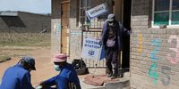 A voter leaving after casting his vote at Khanya pre school in New Rest village in Sterkspruit, situated in the Joe Gqabi District Municipality in the Eastern Cape on Monday 1 November 2021. South African citizens are voting in the local government elections. (Photo: Felix Dlangamandla/Daily Maverick)