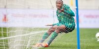 Lebohang Manyama of South Africa during the 2021 Africa Cup of Nations Qualifier match between South Africa and Sao Tome and Principe at Nelson Mandela Bay Stadium on November 16, 2020 in Port Elizabeth, South Africa. (Photo by Steve Haag/Gallo Images)