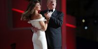 WASHINGTON, DC - JANUARY 20:  U.S. President Donald Trump sings to the song "My Way" while dancing with first lady Melania Trump during the inaugural Liberty Ball at the Washington Convention Center January 20, 2017 in Washington, DC. The ball is part of the celebrations following the inauguration Trump.  (Photo by Chip Somodevilla/Getty Images)