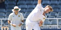 Wiaan Mulder bowls during the second Test match between South Africa and West Indies at Wanderers Stadium on 9 March 2023 in Johannesburg. (Photo: Sydney Seshibedi / Gallo Images)