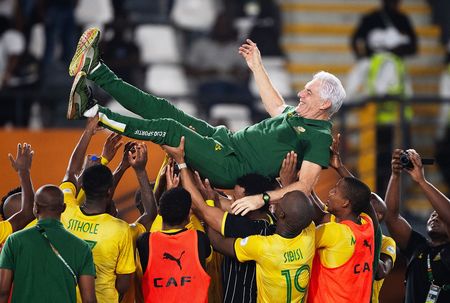 Bafana’s journey to escape the shadow of the 1996 Afcon-winning generation begins against Angola
