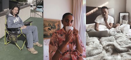 At home with … Playwright Buhle Ngaba, musician Langa Mavuso and artist David Scott