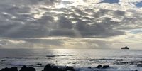 Sea Point, Cape Town just before sunset. Sunday, 14 February 2021.