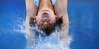TOKYO, JAPAN - AUGUST 04: Yuxi Chen of Team China competes in the Women's 10m Platform preliminaries on day twelve of the Tokyo 2020 Olympic Games at Tokyo Aquatics Centre on August 04, 2021 in Tokyo, Japan. (Photo by Tom Pennington/Getty Images)