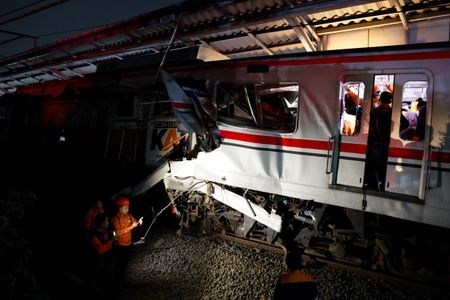 Indonesia commuter train crash toll rises to 15 as rescuers complete evacuation