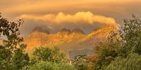 Sunset over the Helderberg 14 April 2022<br>Photographer Anne Sonnet