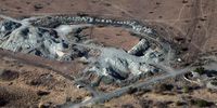 The spoor of illicit and unregulated chrome mining: gouges in the Earth on 31 July 2026. (Photo: Felix Dlangamandla)