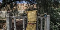 Nandos Simao digs for gold in abandoned mines, from 'Wake Up, This Is Joburg'. Image: Mark Lewis