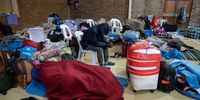 More than 300 Malawian immigrants have taken shelter at a Robertson community hall after threats, evictions and fears of xenophobic violence. (GroundUp_Robertson