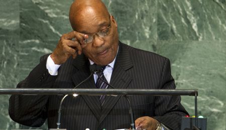 Jacob Zuma at the UN: "Crisis? What crisis?"