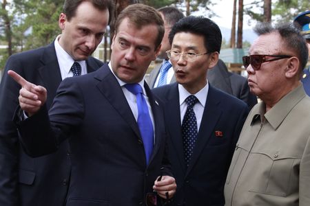 Kim goes out to buy gas - or so he says