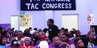 Delegates attending the TAC’s 7Th National Congress, held at the The Lakes Hotel, Benoni, Johannesburg, South Africa. (Photo: Denvor de Wee)