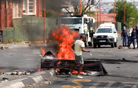 ‘Scarily predictable’ — Joburg water crisis reaches boiling point as tyres burn and rubber bullets fly