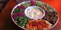 A plate of mezze at Andalousse. Photo: Supplied
