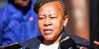 NPA spokesperson Phindi Mjonondwane briefs the media after Katiso 'KT' Molefe was denied bail at Alexandra Magistrate's Court on August 20, 2025 in Johannesburg, South Africa. Molefe is accused of masterminding the  murder of DJ Sumbody, and two of his bodyguards in 2022. (Photo: Gallo Images / Luba Lesolle)