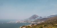 at 3pm, pockets of fire flaring up at the Navy‘s signal school in Simon's Town. 22 December 2023. (Photo: Gunnar Oberhoesel)