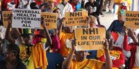 Residents in Kagiso and Soweto express their views on the NHI Bill. (Photo: Rosetta Msimango / Spotlight)