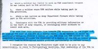 A Ministry of Defence document from 1972 noted that a ‘moderate line towards UDA supporters’ should be followed. (Source: National Archives,  https://www.patfinucanecentre.org/sites/default/files/2016-11/1972_03.pdf)