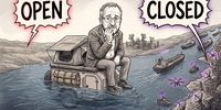 Being at the helm of a supermassive oil tanker and playing chicken