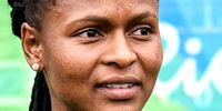 Amanda Dlamini during the Flag Raising Ceremony of Team SA at the International Zone of the Athletes Village on July 29, 2016 in Rio De Janeiro, Brazil. (Photo by Wessel Oosthuizen/Gallo Images)