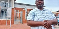 Outside the Motherwell Magistrates’ Court on Monday, an emotional Lungelo Gubeni speaks of his son, Solathise Krwala, who was among the five teenagers who were shot in Motherwell last month. 