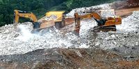 Excavators at work at the Highbury lithium mine. (Photo: Supplied)