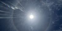 Halo around the sun. Photographer: Jenni Bessesn 