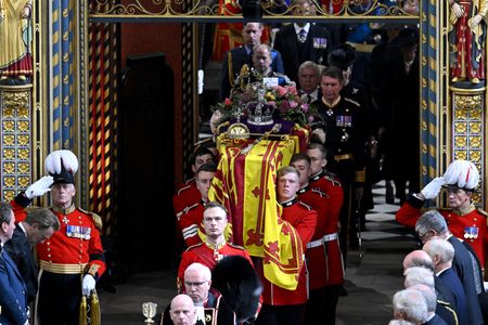 Queen Elizabeth's coffin starts journey to final resting place